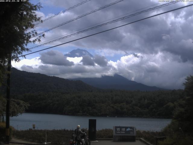 西湖からの富士山