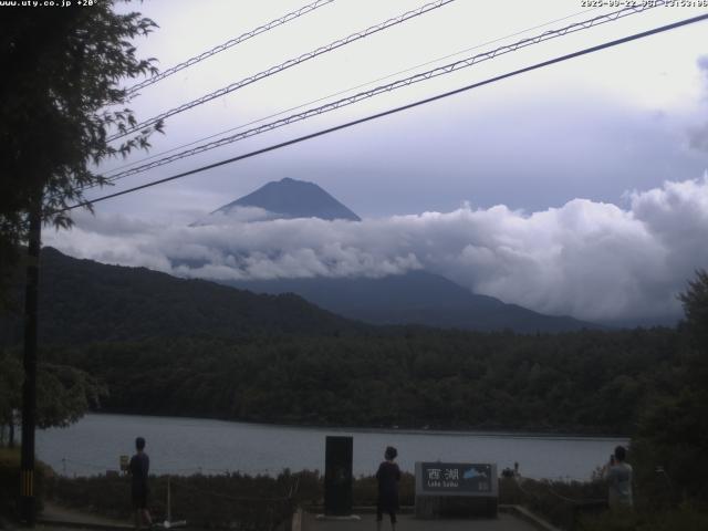 西湖からの富士山
