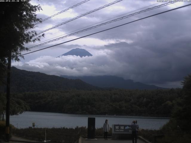 西湖からの富士山