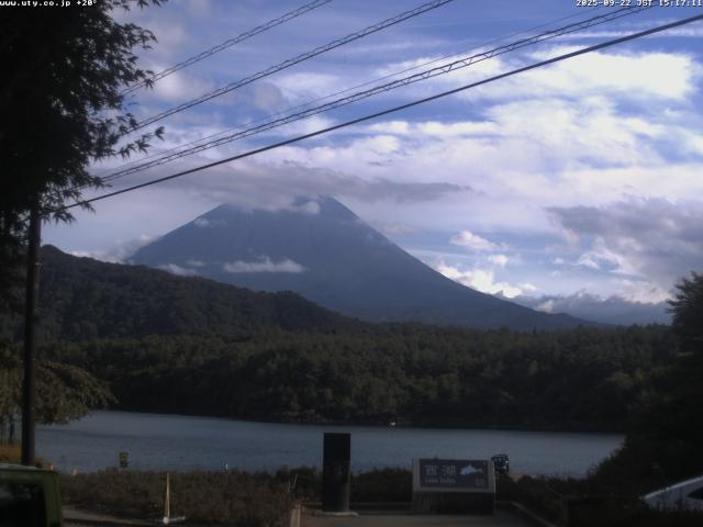 西湖からの富士山