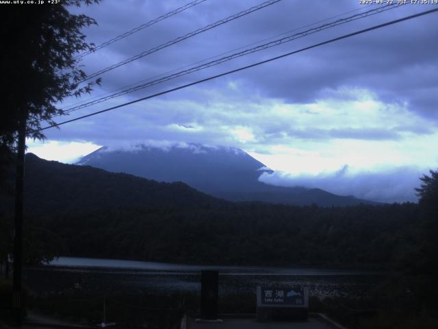 西湖からの富士山