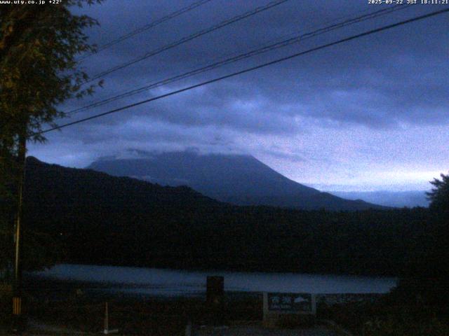 西湖からの富士山