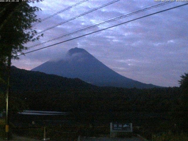 西湖からの富士山
