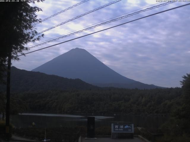 西湖からの富士山