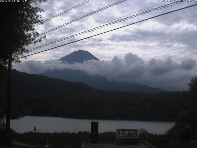 西湖からの富士山
