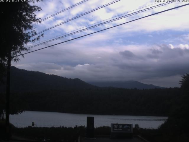 西湖からの富士山