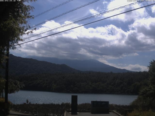 西湖からの富士山
