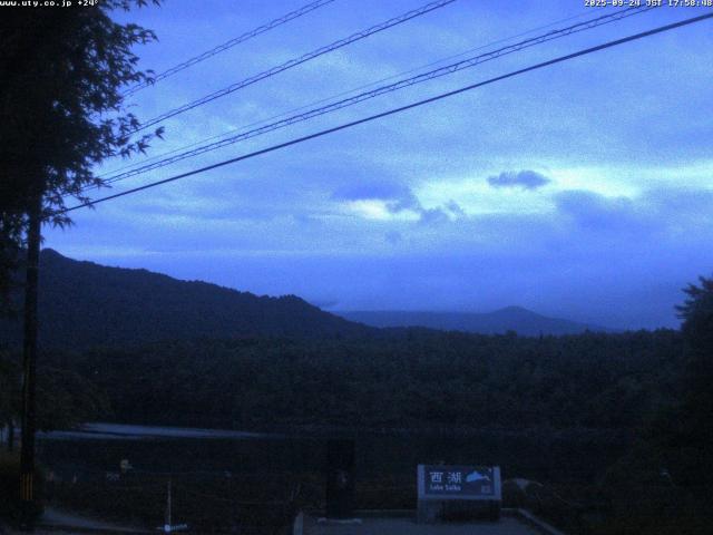 西湖からの富士山