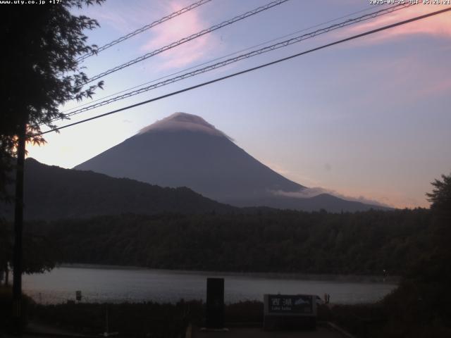 西湖からの富士山