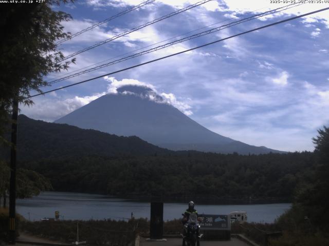 西湖からの富士山