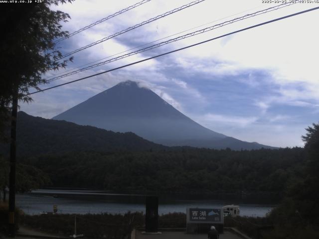 西湖からの富士山