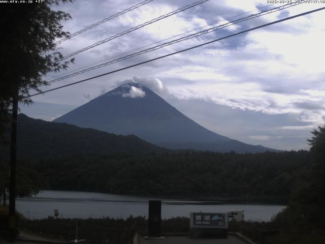 西湖からの富士山