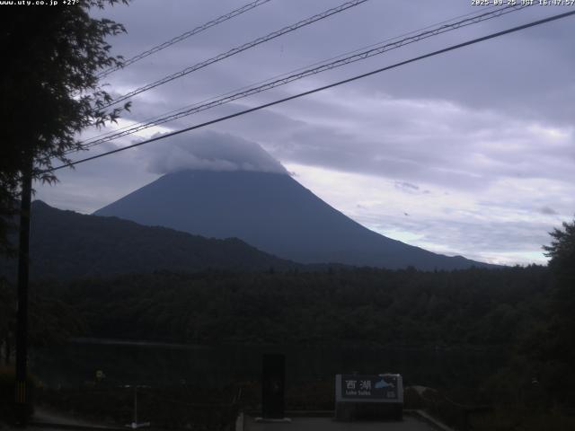 西湖からの富士山