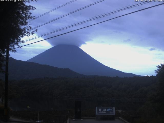 西湖からの富士山