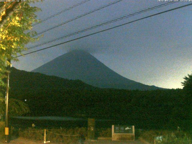 西湖からの富士山
