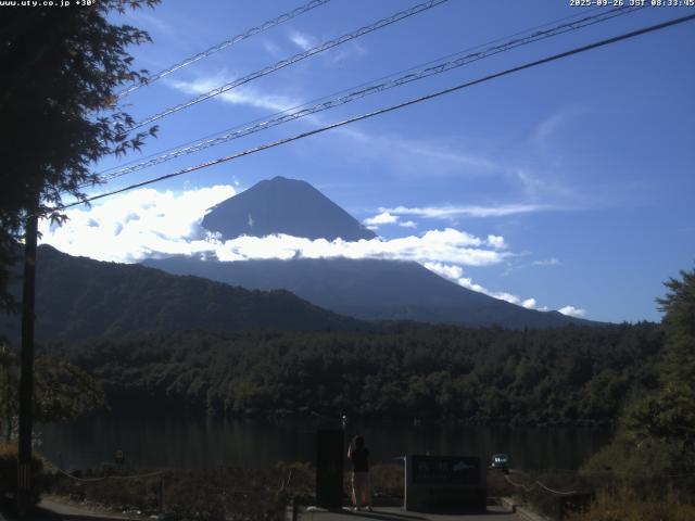 西湖からの富士山