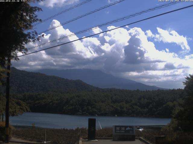 西湖からの富士山
