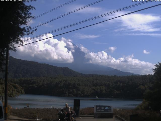 西湖からの富士山