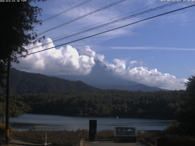 西湖からの富士山