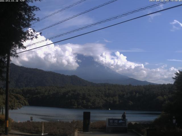 西湖からの富士山