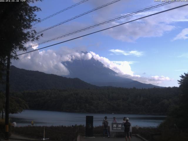 西湖からの富士山