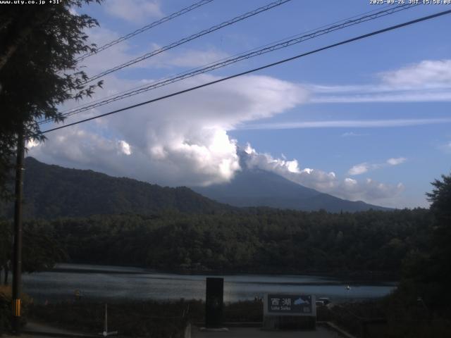 西湖からの富士山