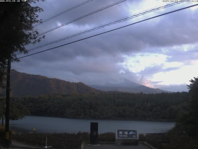 西湖からの富士山