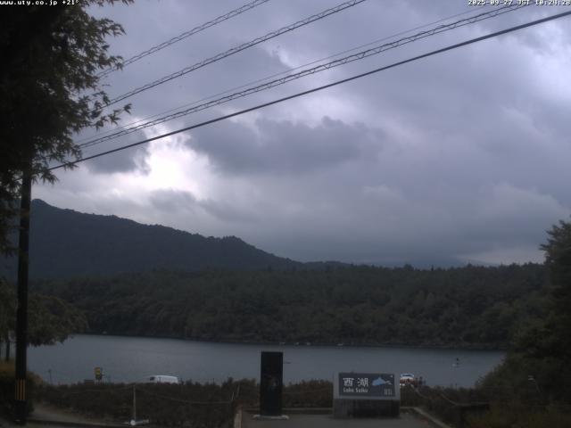 西湖からの富士山