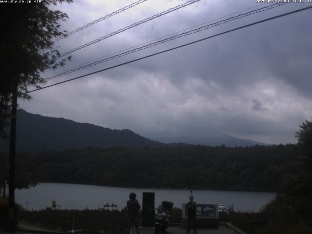 西湖からの富士山