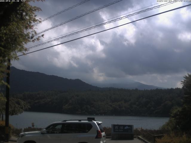 西湖からの富士山