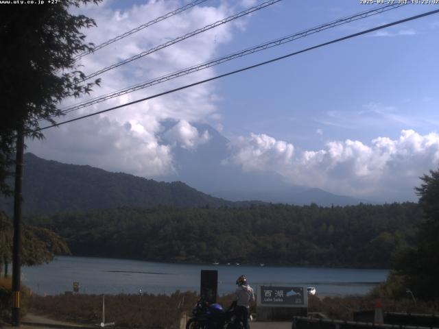 西湖からの富士山