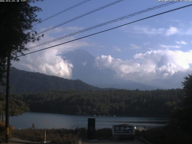 西湖からの富士山