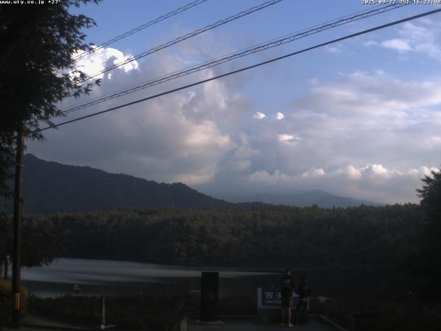 西湖からの富士山