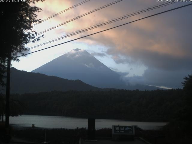 西湖からの富士山