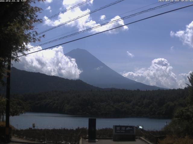 西湖からの富士山