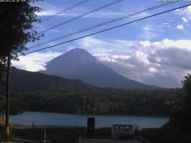 西湖からの富士山