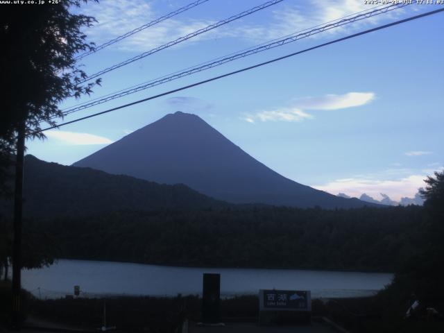 西湖からの富士山