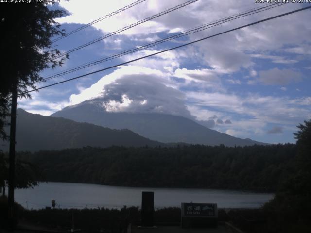 西湖からの富士山