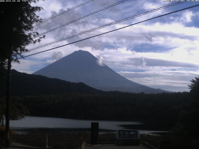 西湖からの富士山