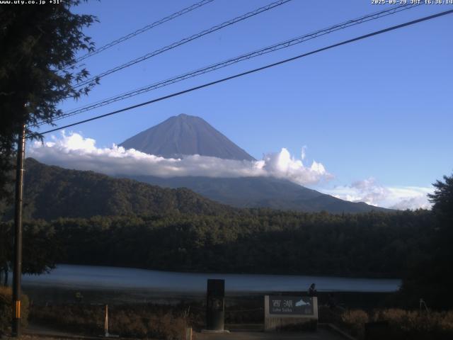 西湖からの富士山