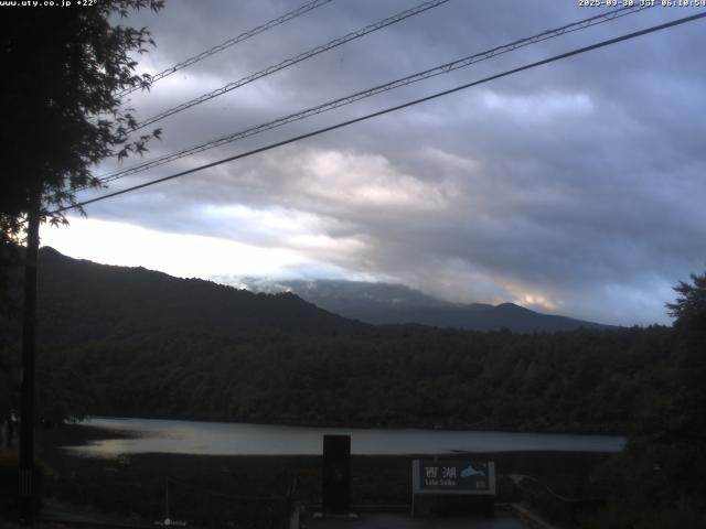 西湖からの富士山