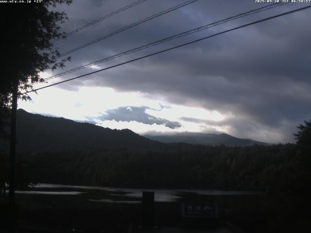 西湖からの富士山