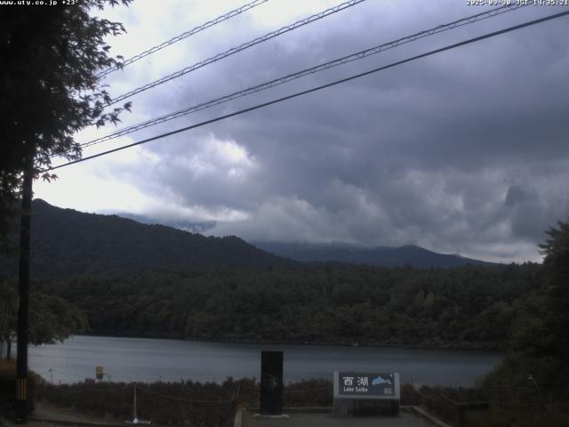 西湖からの富士山