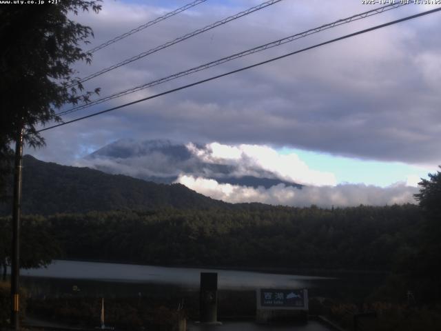 西湖からの富士山