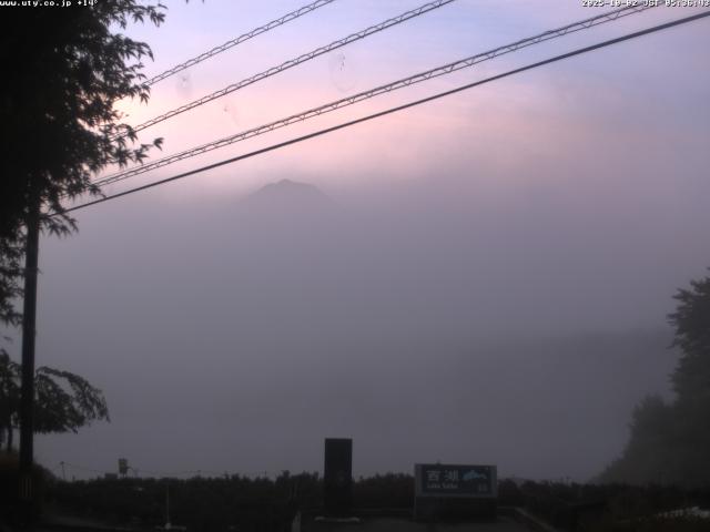 西湖からの富士山