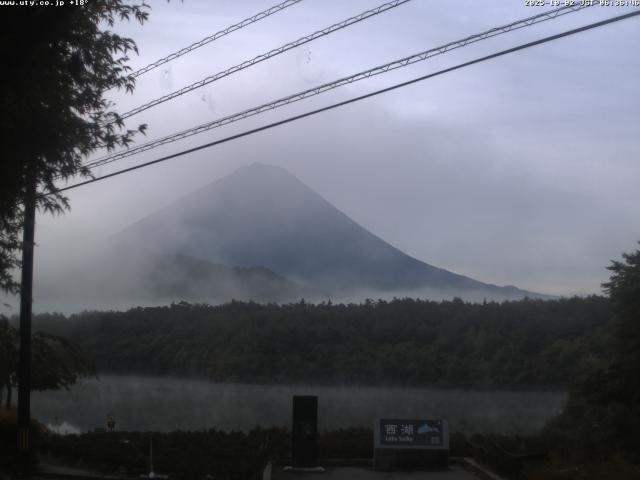 西湖からの富士山