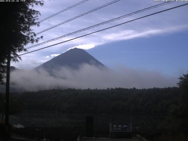 西湖からの富士山