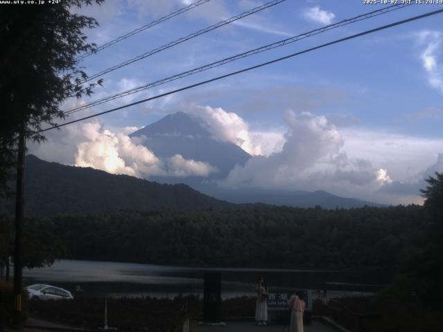 西湖からの富士山
