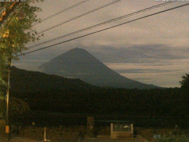 西湖からの富士山