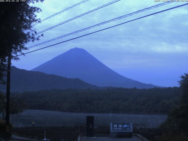 西湖からの富士山
